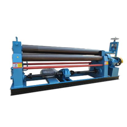 Picture of Three-Roll mechanical Plate Rolling Machine Automatic metal sheet High Quality plate rolling machine