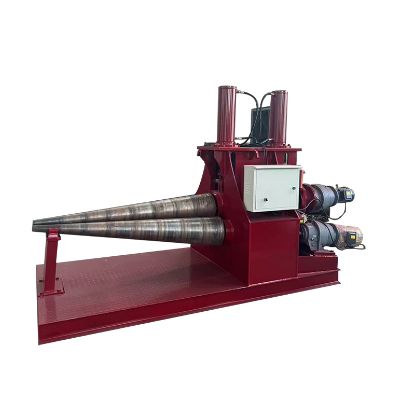 Picture of Cone Rolling Machine Factory Direct Fully Automatic Three-roller Plate Rolling Machine Nice Quality Low Price